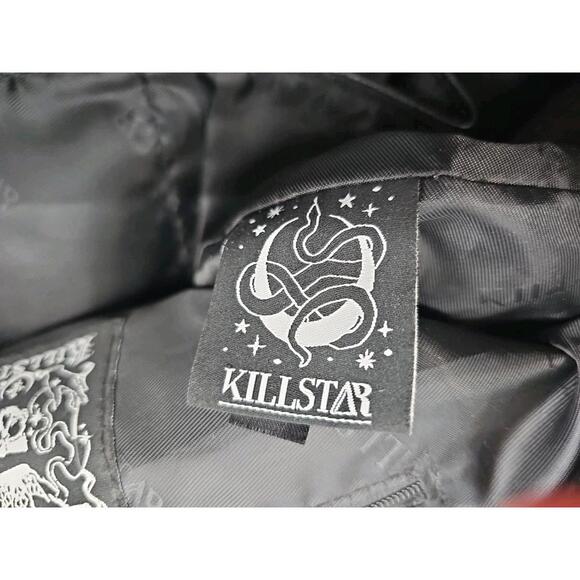 Killstar Black Embossed Gothic Crossbody Shoulder Purse - Picture 6 of 9
